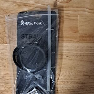 Hydro Flask Black and Clear Straw Lid Kit